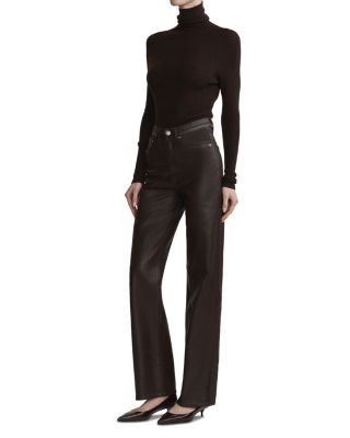 DL1961 Karmine Refined High Rise Wide Leg Jeans in Bramble Coated