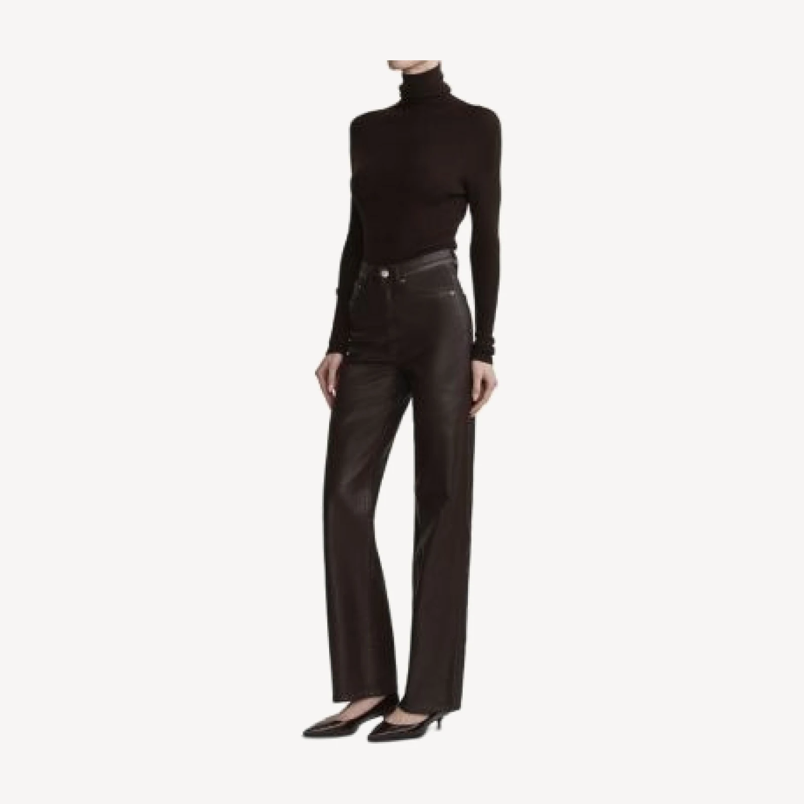 DL1961 Karmine Refined High Rise Wide Leg Jeans in Bramble Coated