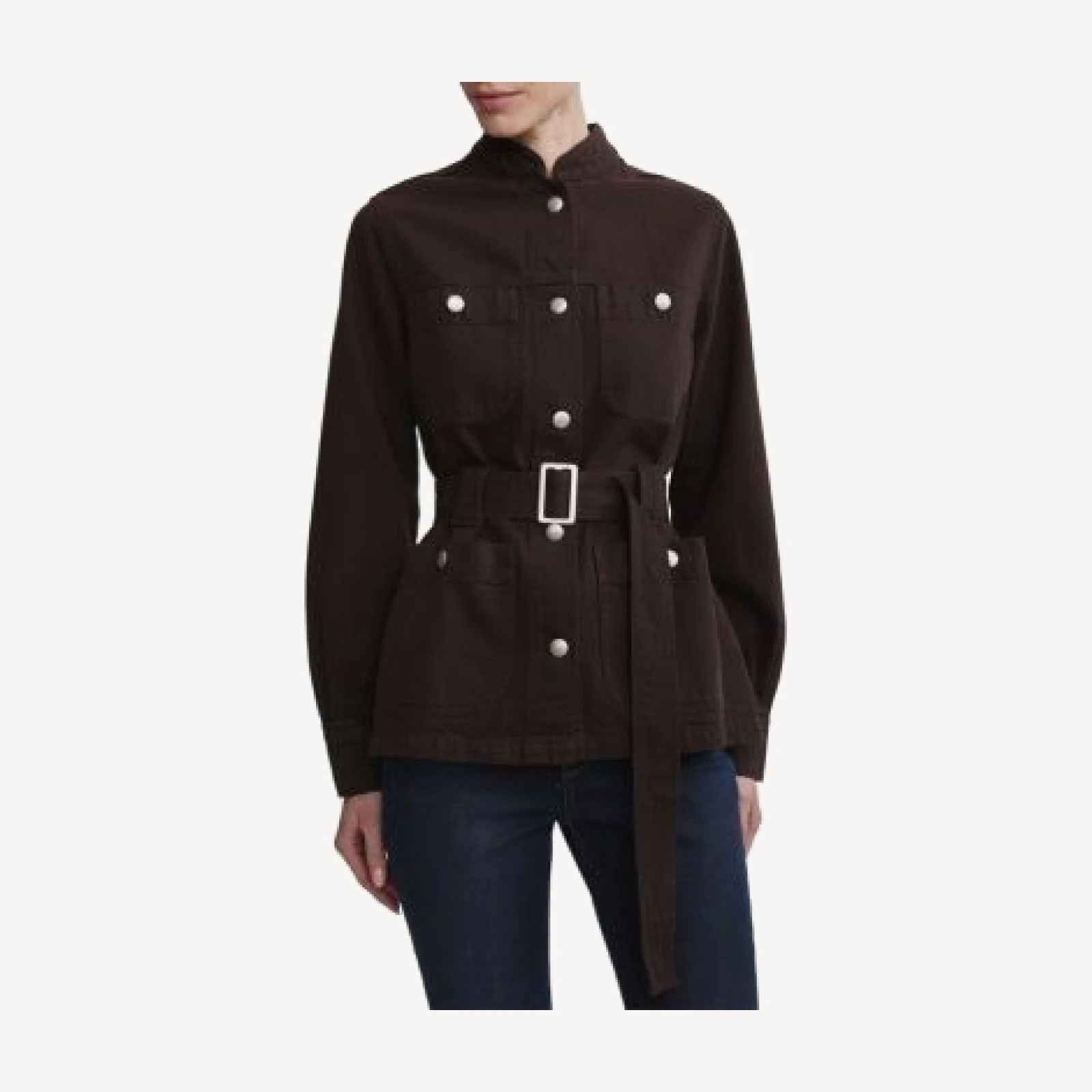 DL1961 Utility Belted Denim Jacket