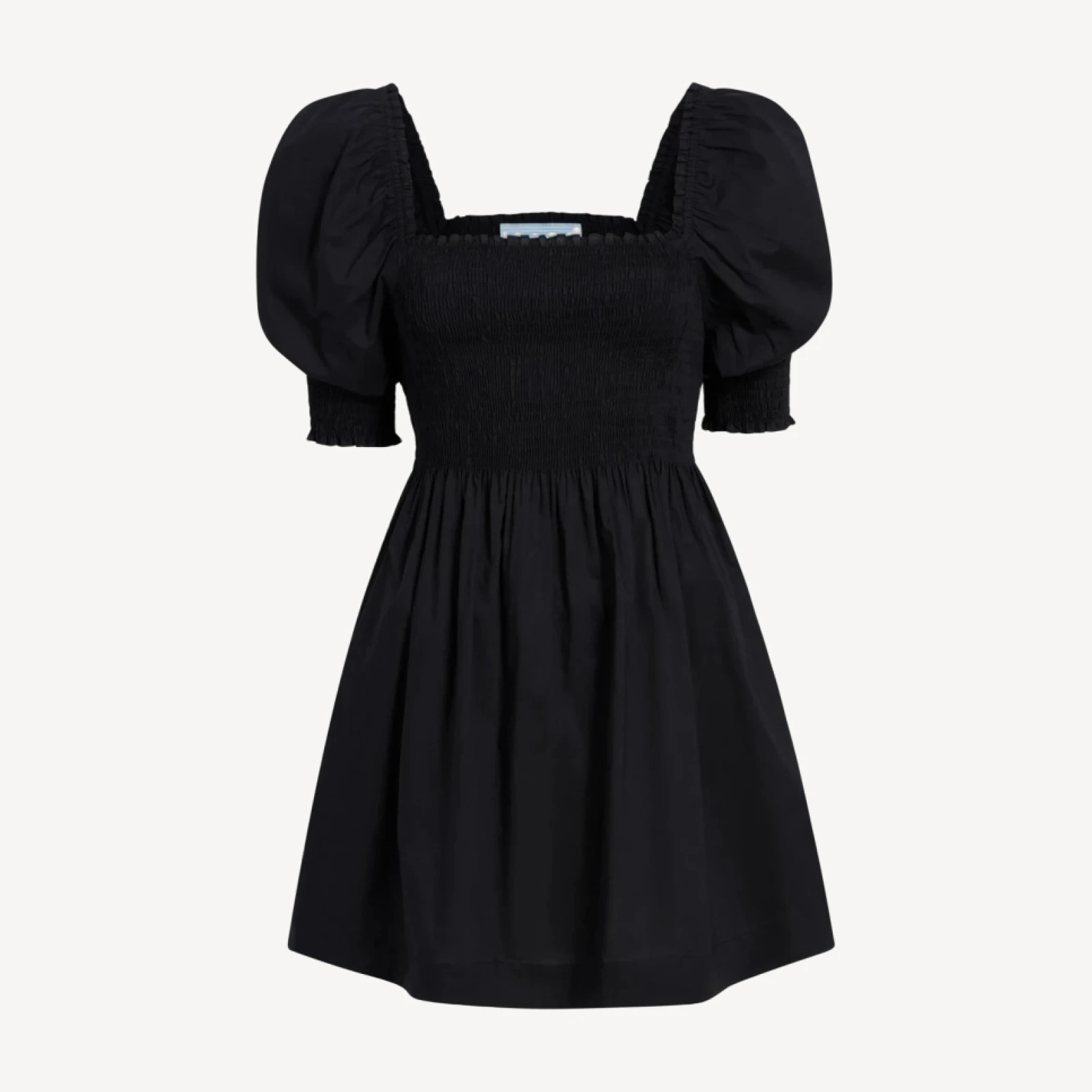 The Athena Nap Dress - Black Cotton