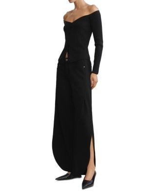 DL1961 Rori High Rise Wide Barrel Highluxe Jeans in Black