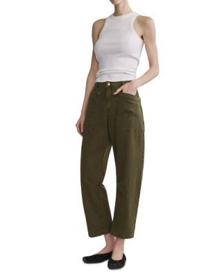 DL1961 Bilie Easy Barrel Petite Mid Rise 26 Jeans in Pine