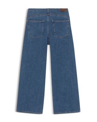 DL1961 Girls' Frankie Low Rise Baggy Wide Leg Jeans - Big Kid