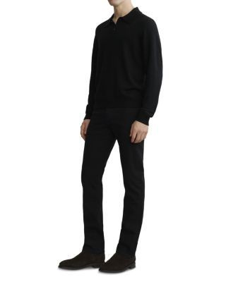 DL1961 Russell Slim Straight Fit Ultimate Five Pocket 32 Jeans in Black, photo 6