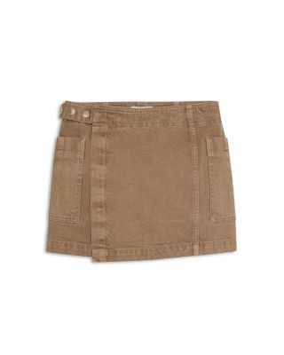 DL1961 Girls' Selina Denim Wrap Skirt - Big Kid