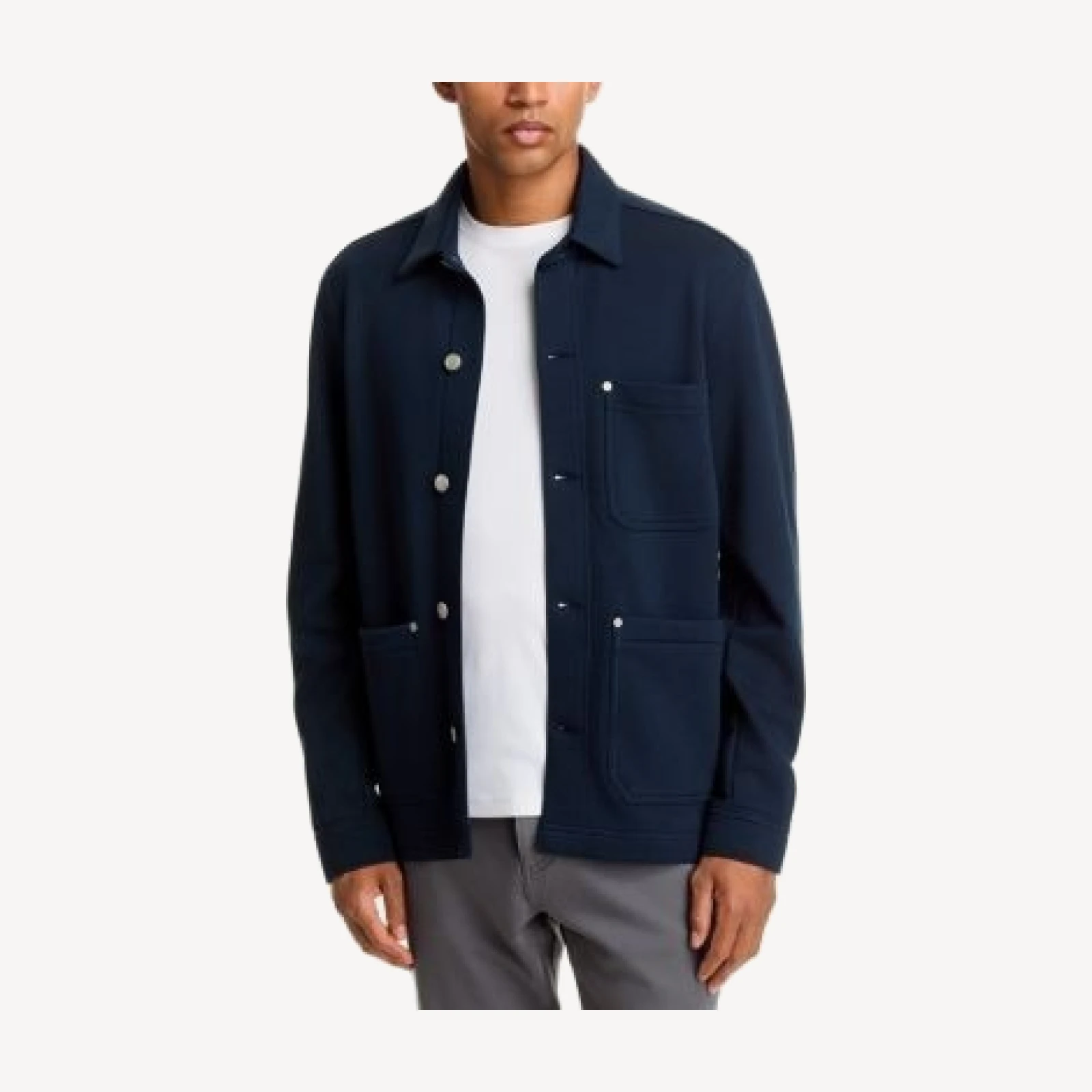 DL1961 Sean Ultimate Knit Cotton Shirt Jacket
