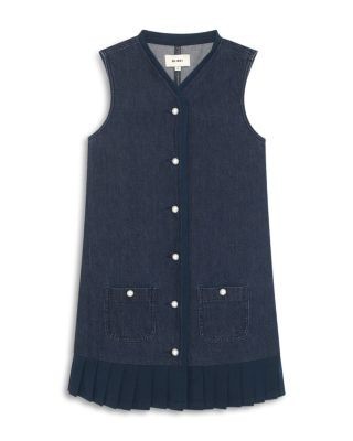 Dl1961 Girls' DL Aura Manning Vest Dress - Little Kid, Big Kid