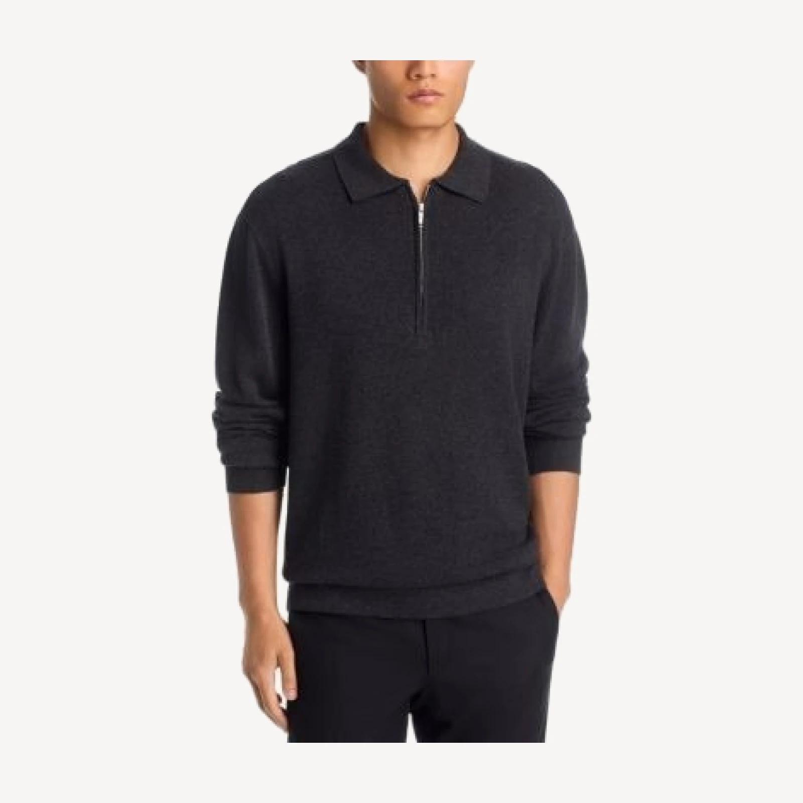 DL1961 Knit Zip Up Polo Sweater