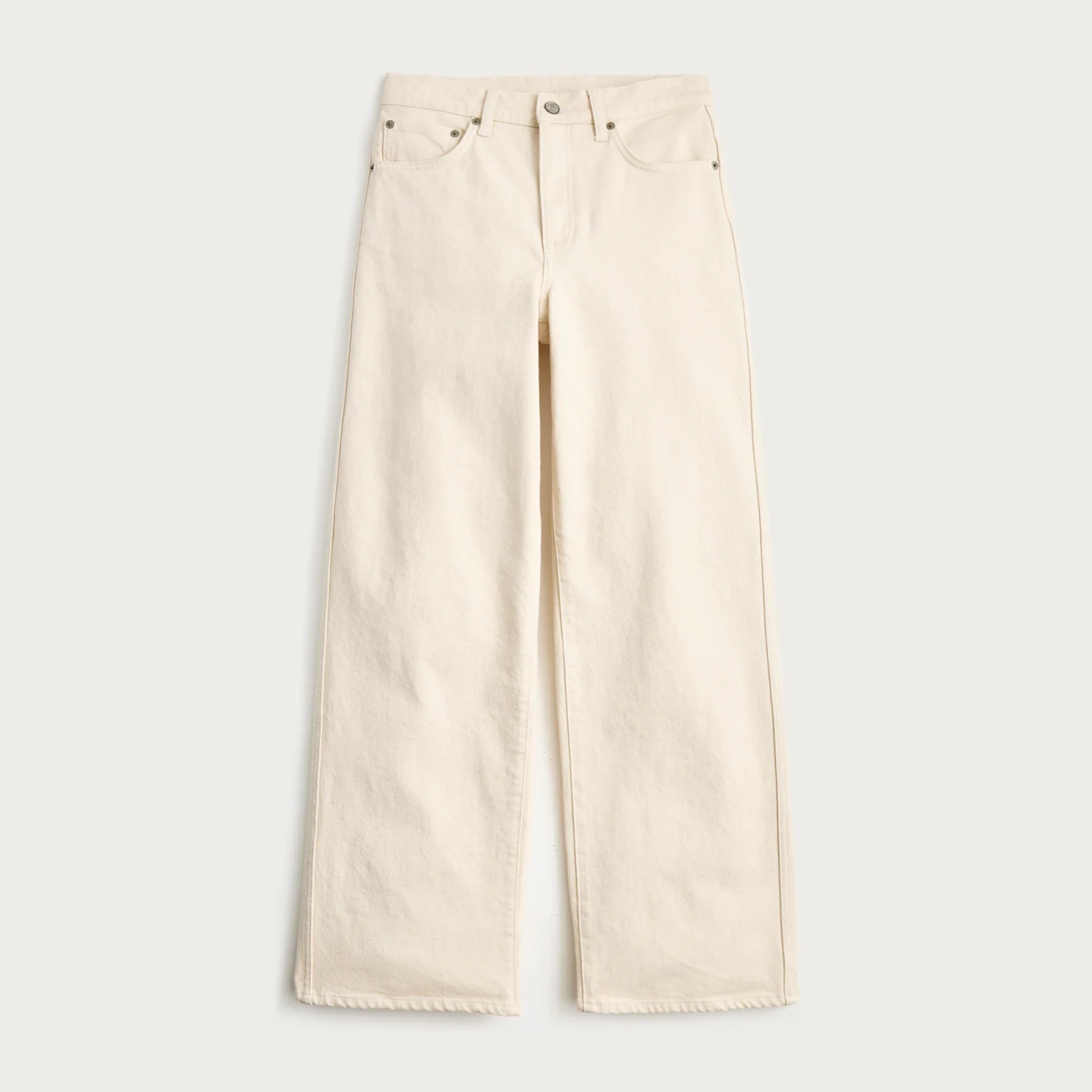 Everyday wide-leg ankle jean in semi-stretch