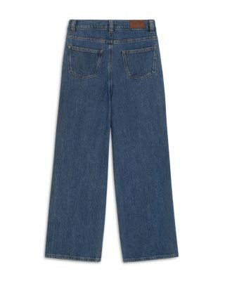 Dl1961 Girls' DL Aura Lily Cropped Wide Leg Jeans - Big Kid
