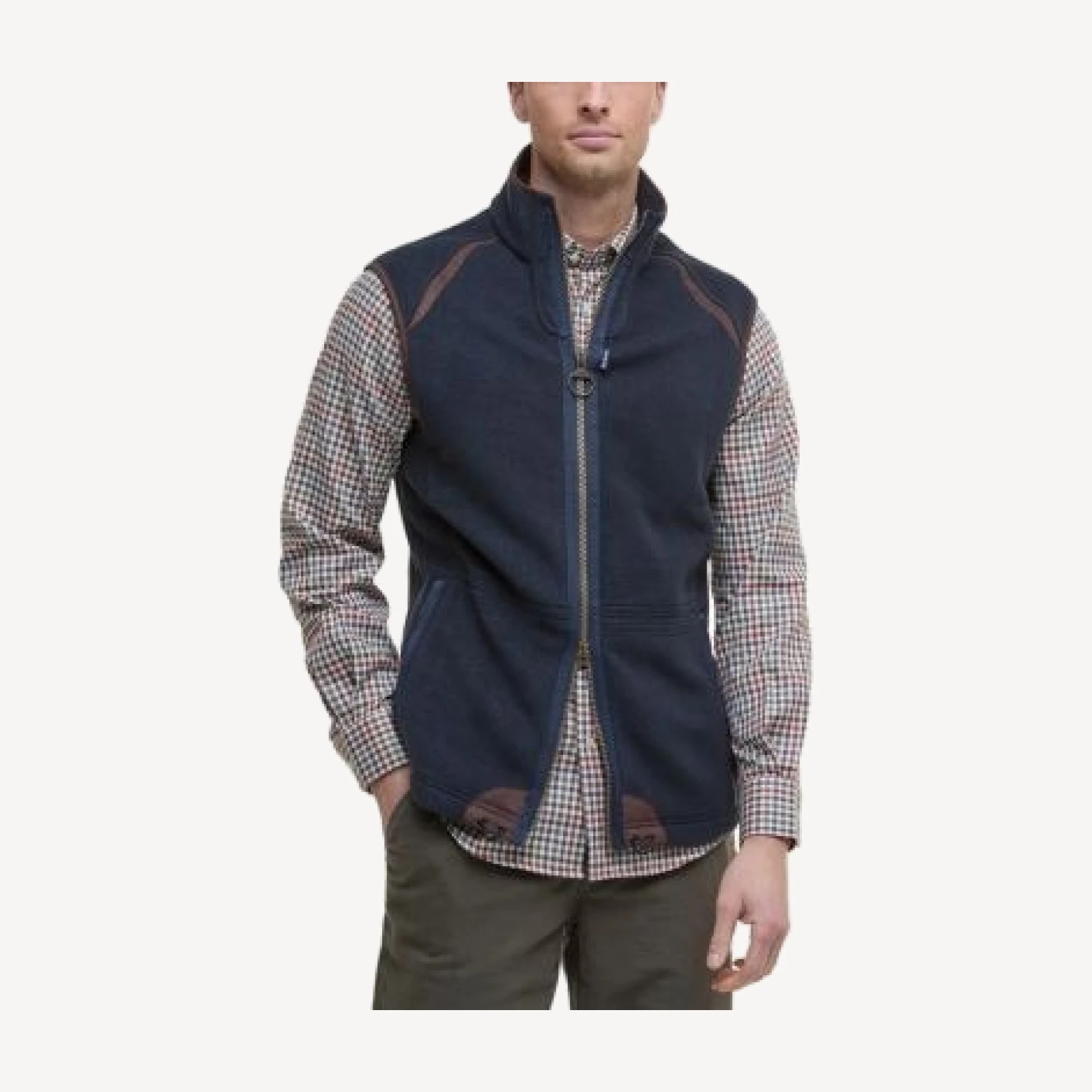 Barbour Langdale Stand Collar Zip Gilet