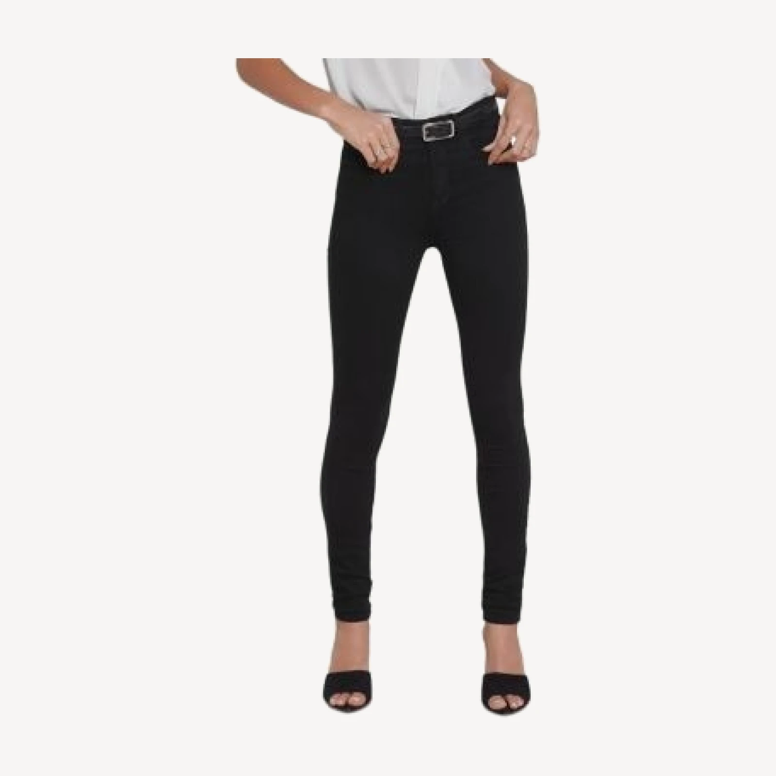 L'Agence Marguerite Skinny Jeans in Noir