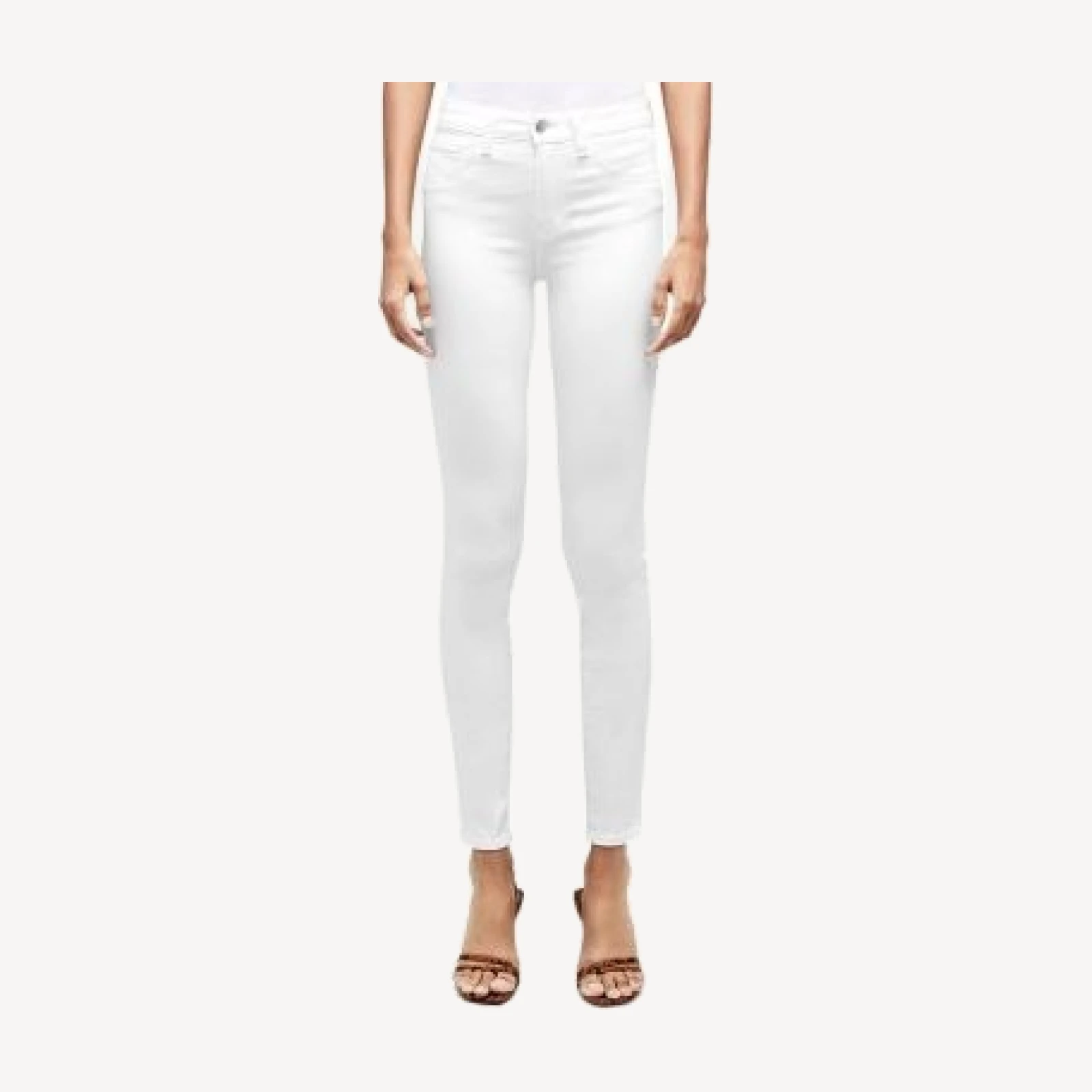 L'Agence Marguerite Skinny Jeans in Blanc