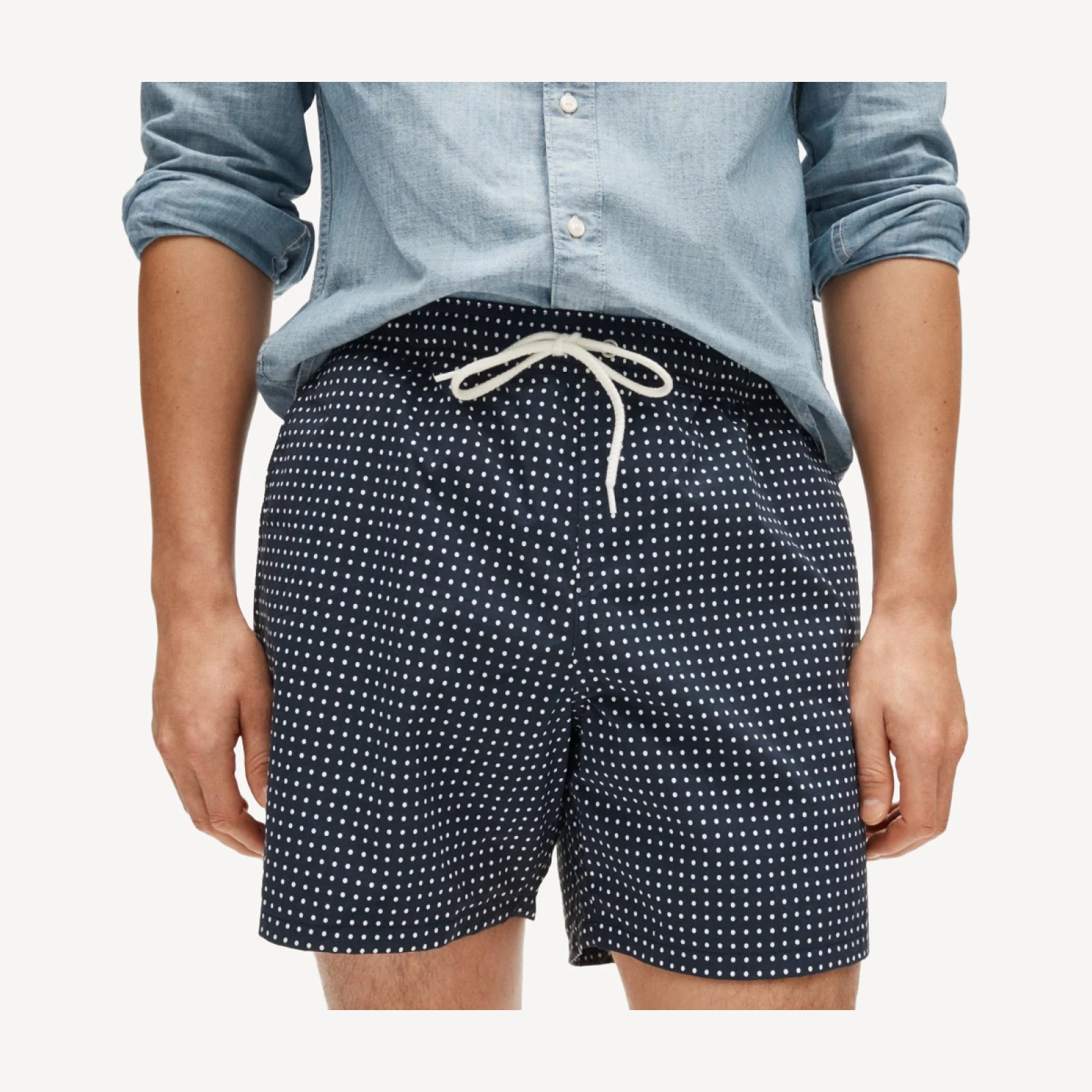 6" stretch swim trunk with ECONYL® nylon