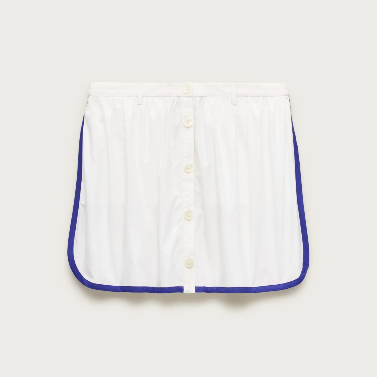 Dolphin-hem mini skirt