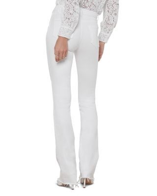 L'Agence Ruth High Rise Straight Jeans in Black