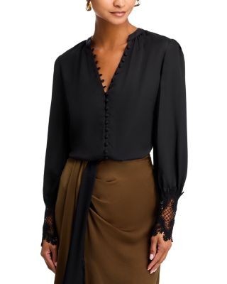 L'Agence Ava Lace Cuff Blouse, photo 3