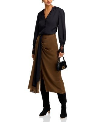 L'Agence Ava Lace Cuff Blouse, photo 4