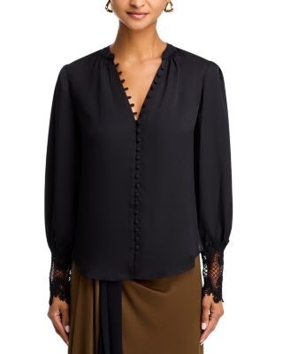 L'Agence Ava Lace Cuff Blouse, photo 8