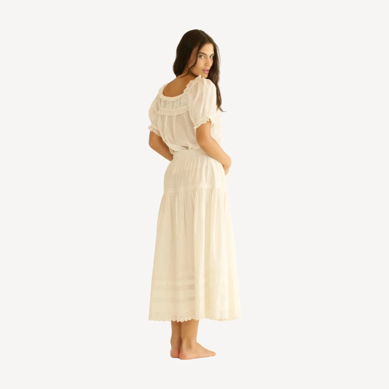 FRANCES TOP -- SALT LACE