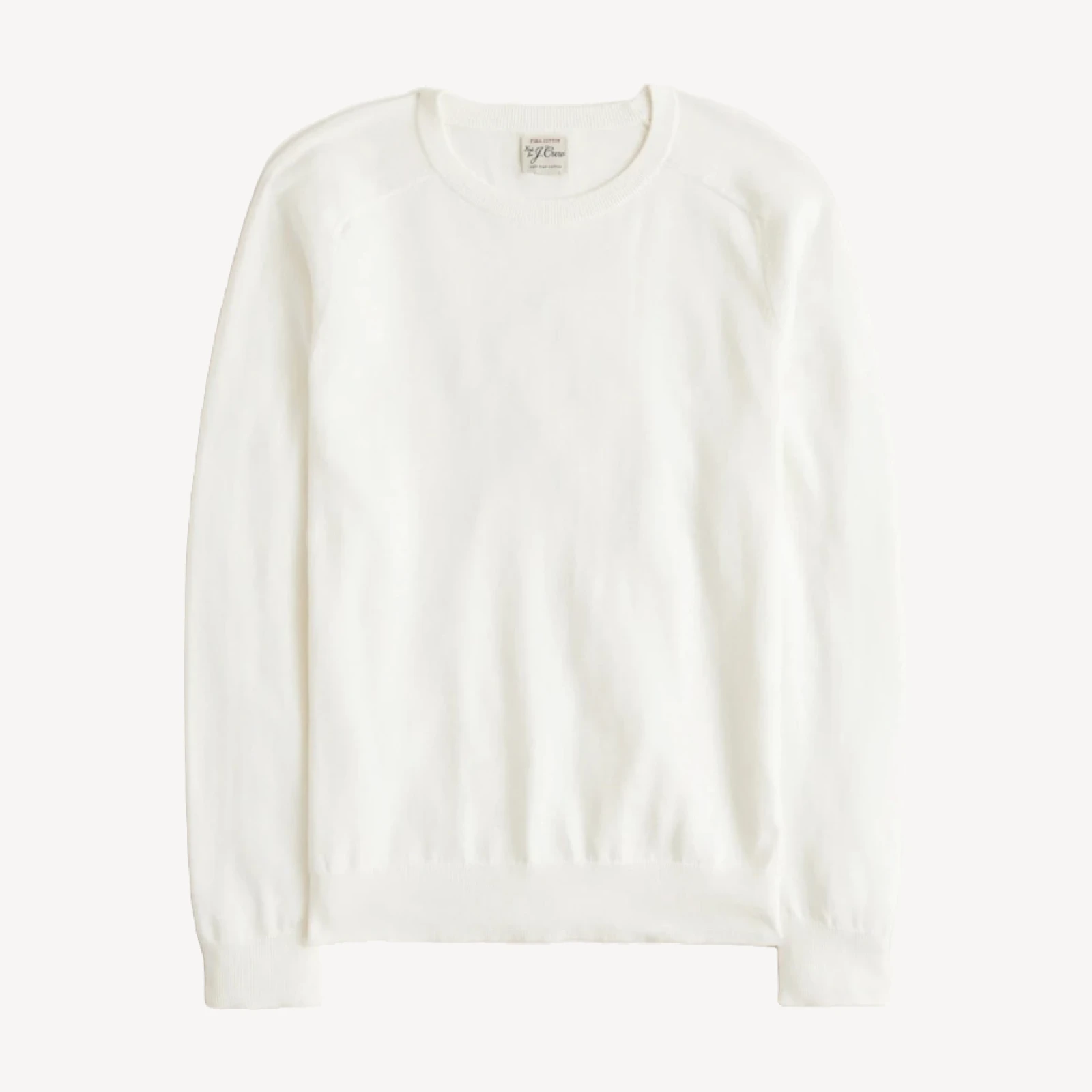 Pima cotton crewneck sweater