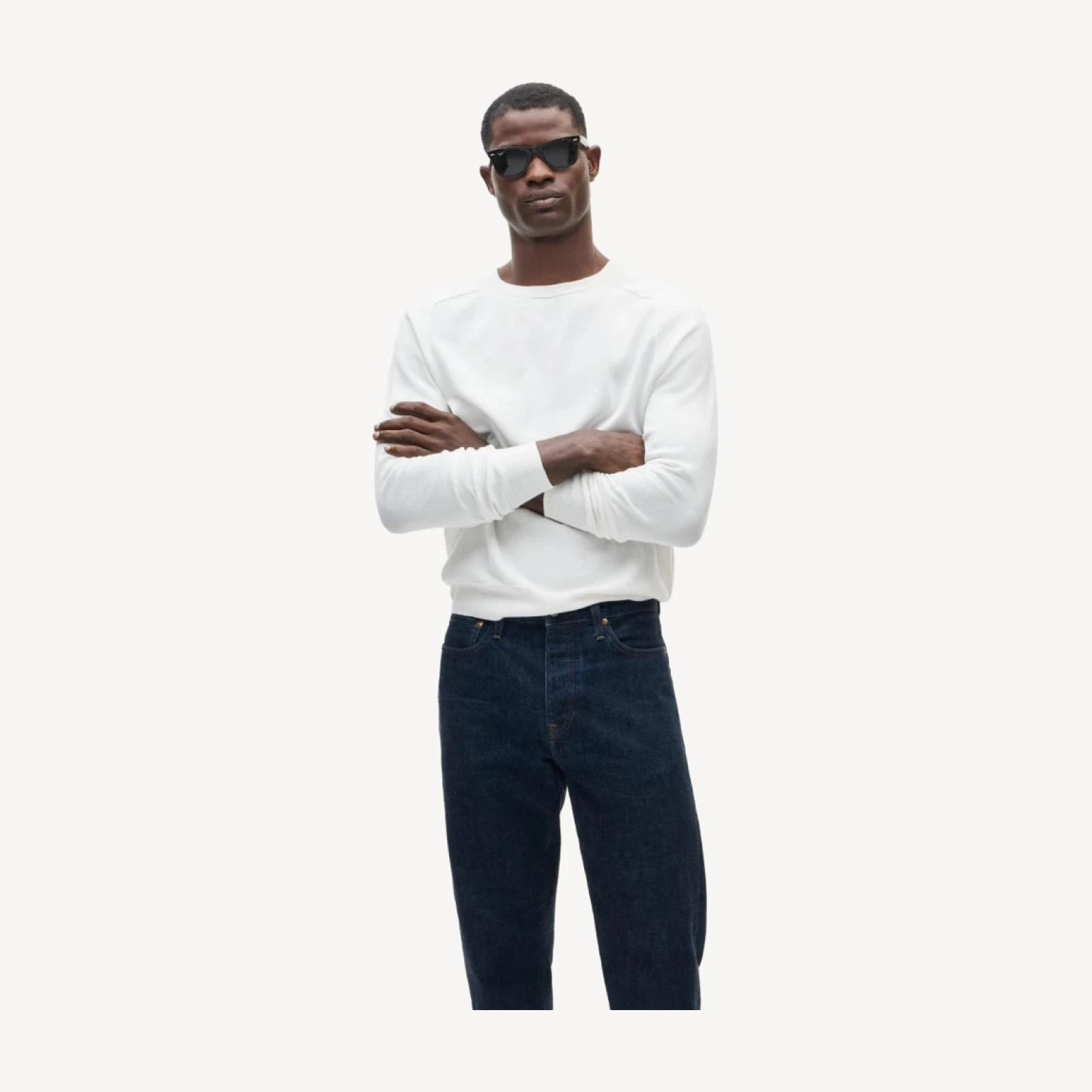 Pima cotton crewneck sweater