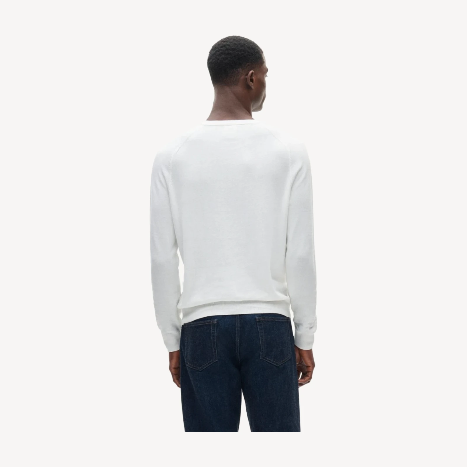 Pima cotton crewneck sweater