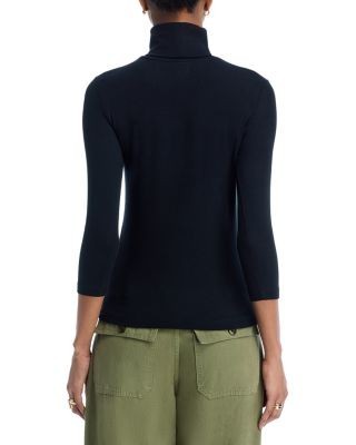 L'Agence Aja 3/4 Sleeve Turtleneck Tee, photo 3