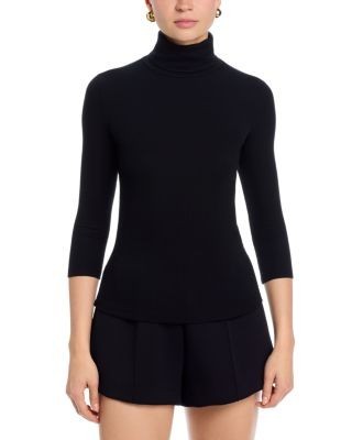 L'Agence Aja 3/4 Sleeve Turtleneck Tee, photo 5