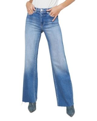 L'Agence Scottie High Rise Wide Leg Jeans in Hayward