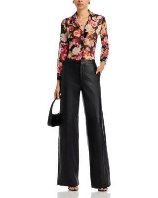 L'Agence Livvy Leather Pants