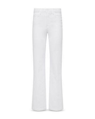 L'Agence Scottie High Rise Wide Leg Jeans in Blanc, photo 4
