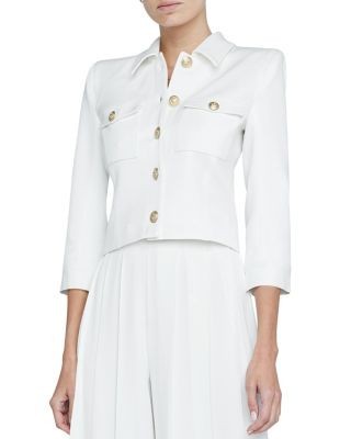 L'Agence Kumi Button Front Crop Jacket, photo 1