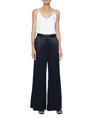 L'Agence Pilar Wide Leg Silk Pants, photo 2