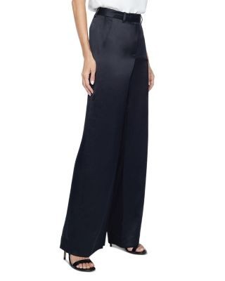 L'Agence Pilar Wide Leg Silk Pants, photo 4