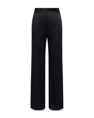 L'Agence Pilar Wide Leg Silk Pants, photo 5