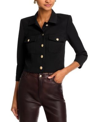 L'Agence Kumi Button Front Crop Jacket, photo 5