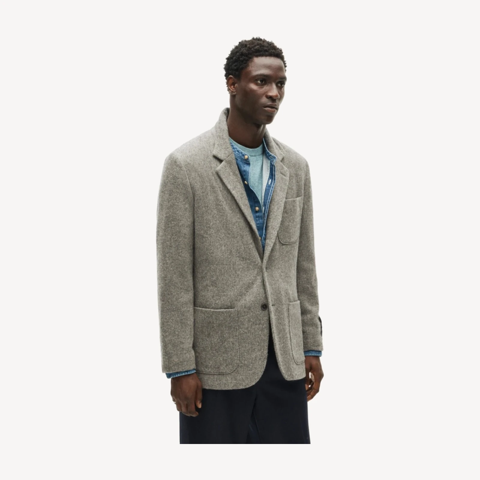 Blazer in English merino wool
