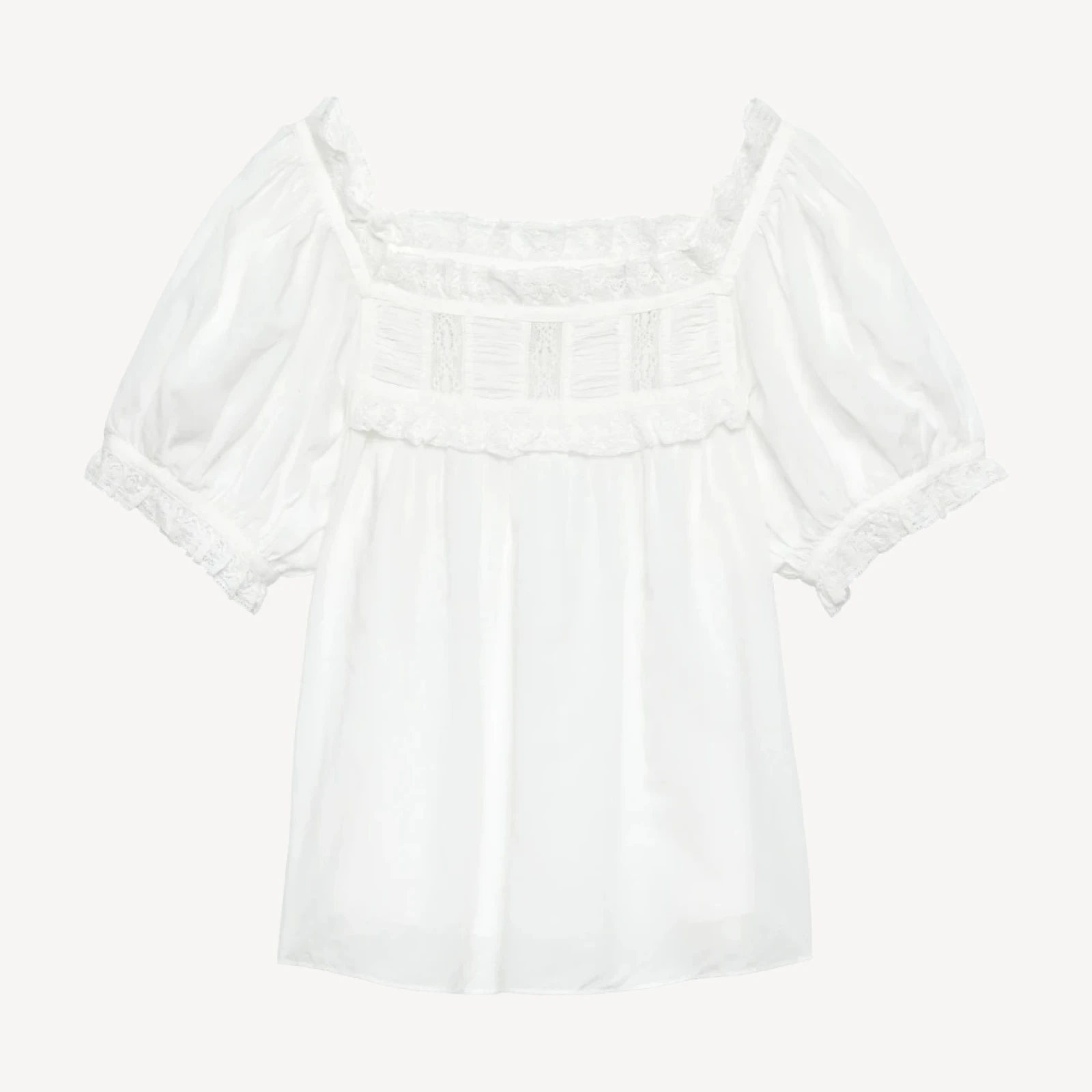 FRANCES TOP -- SALT LACE