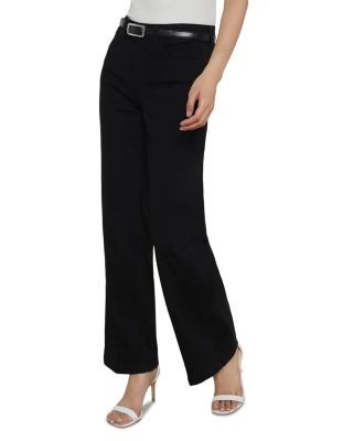 L'Agence Scottie High Rise Wide Leg Jeans in Blanc, photo 8