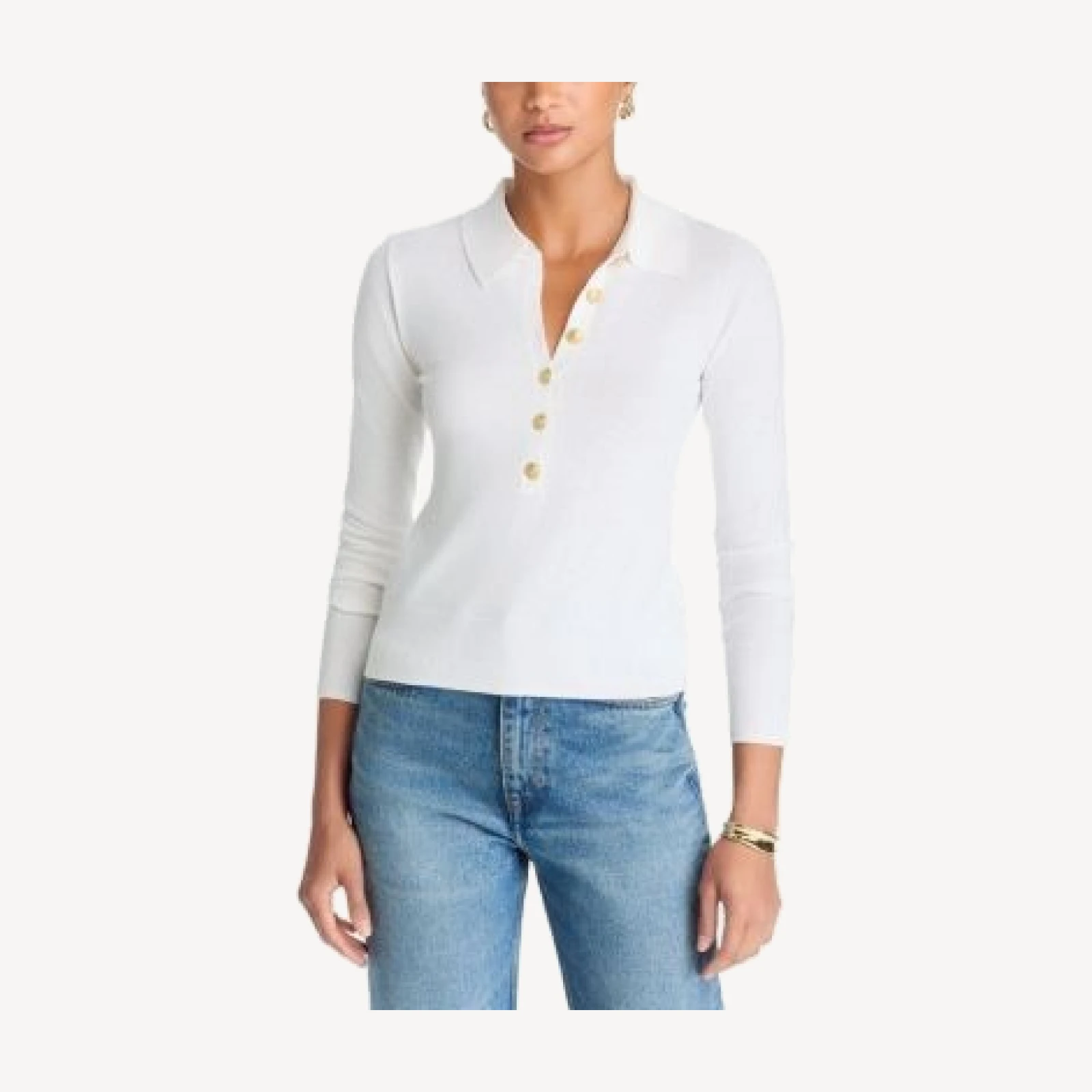 L'Agence Sterling Collared Sweater