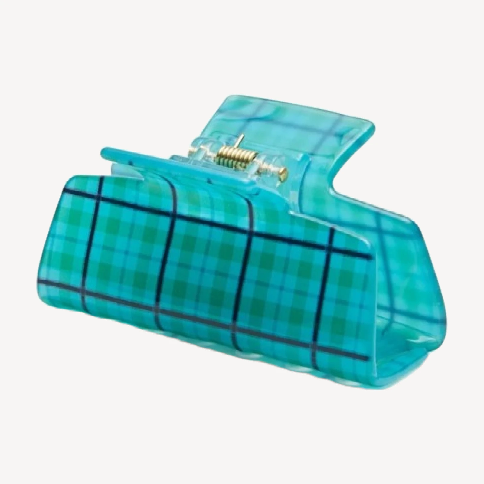 Large printed acetate claw clip