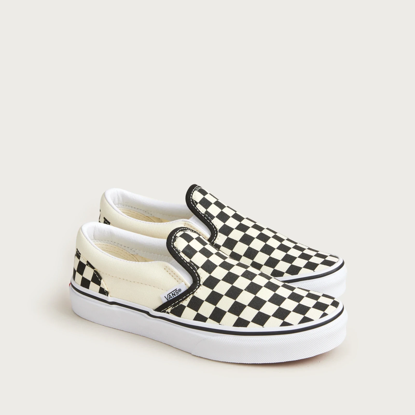 Vans® kids' classic slip-on sneakers in checkerboard