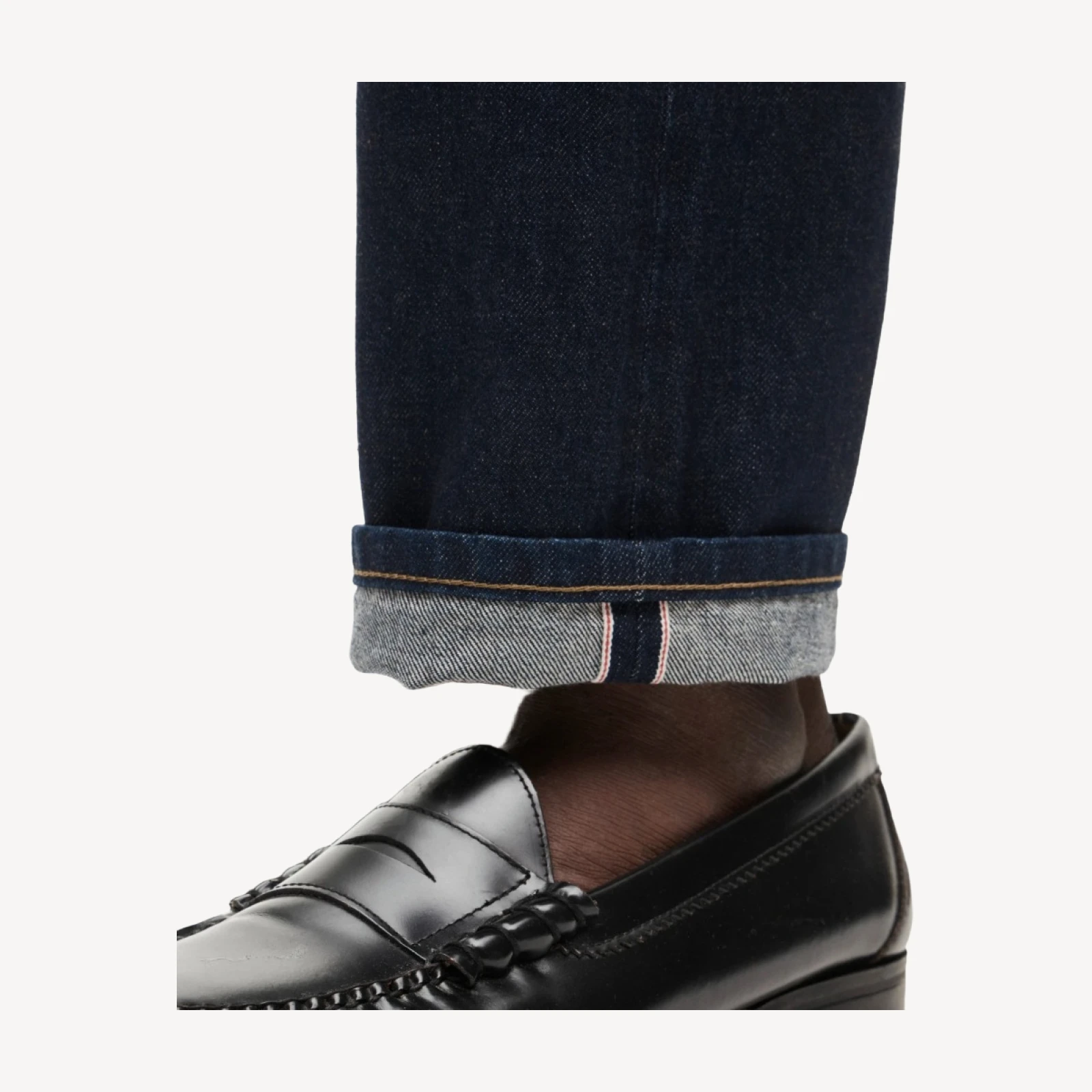 Classic Straight jean in resin-rinse Japanese selvedge denim