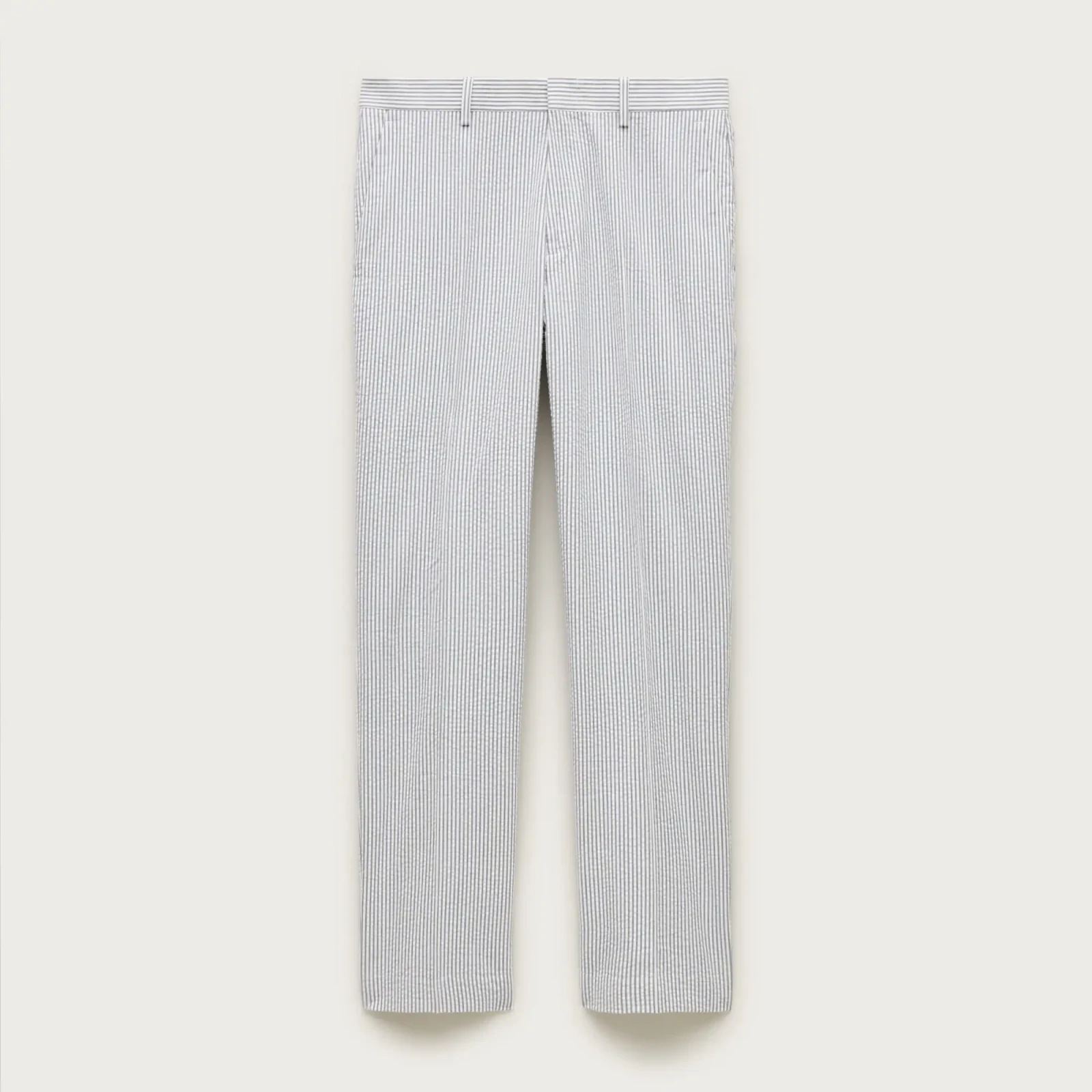 Ludlow Slim-fit suit pant in cotton seersucker