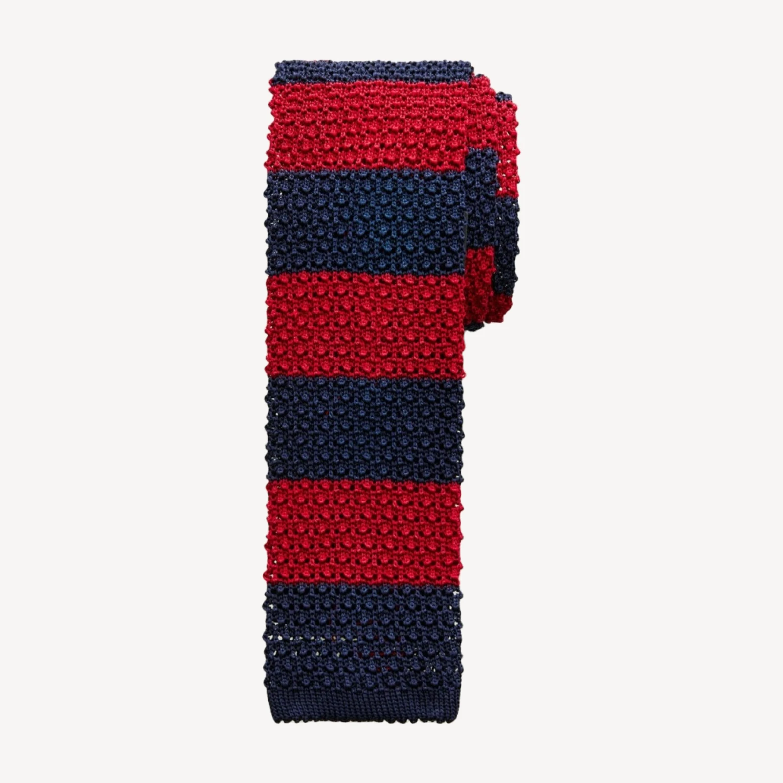 Italian silk knit tie in stripe