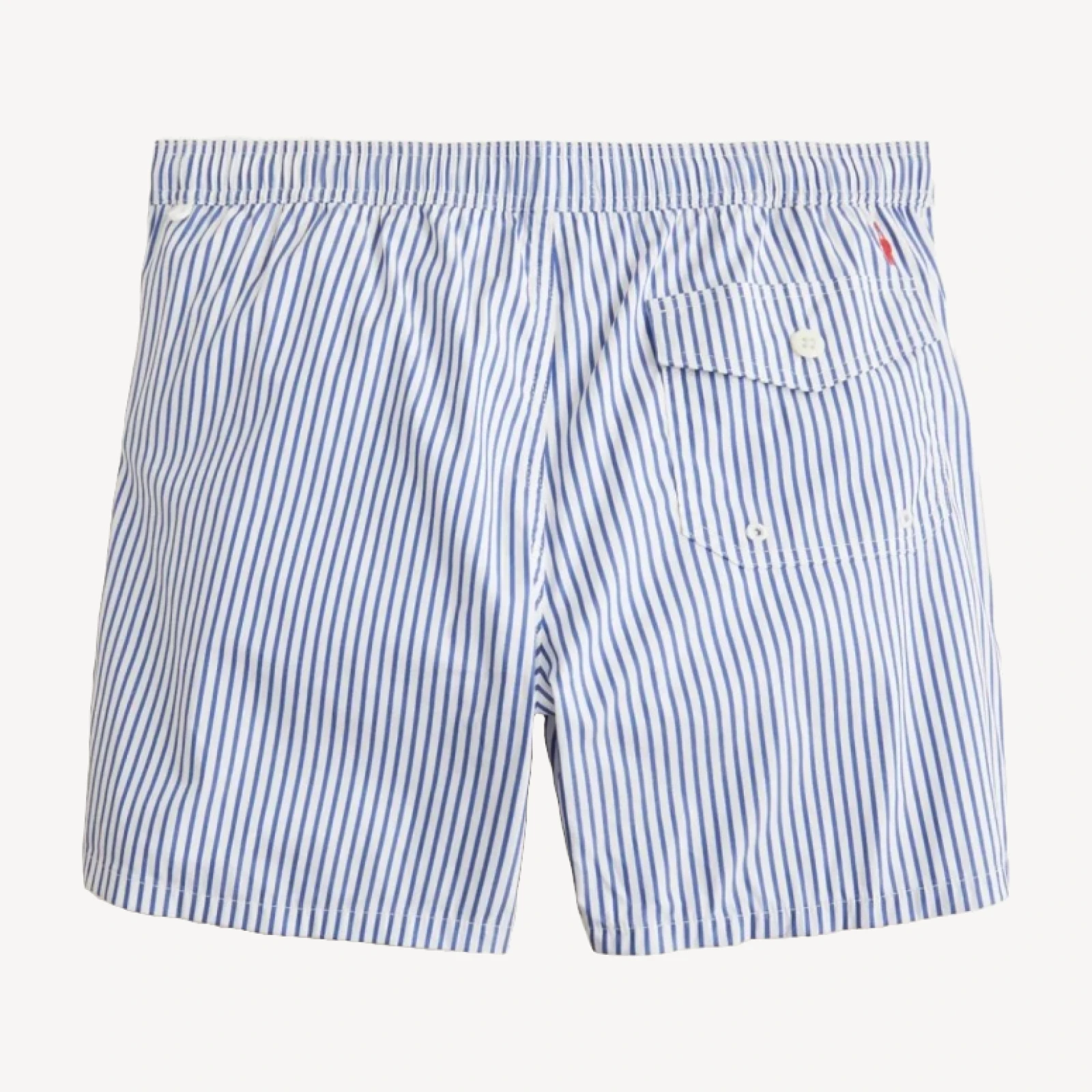 6" stretch swim trunk in cotton blend