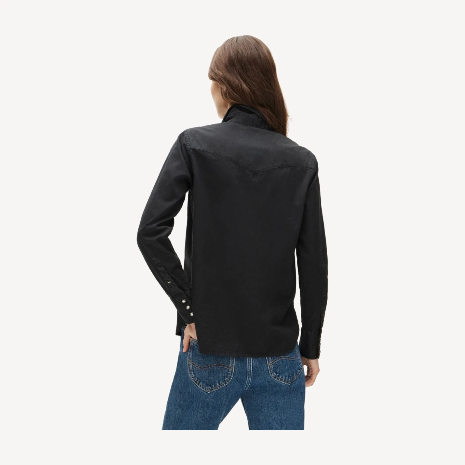Women's Lee® X J.Crew Jules garment-dyed western button-up shirt