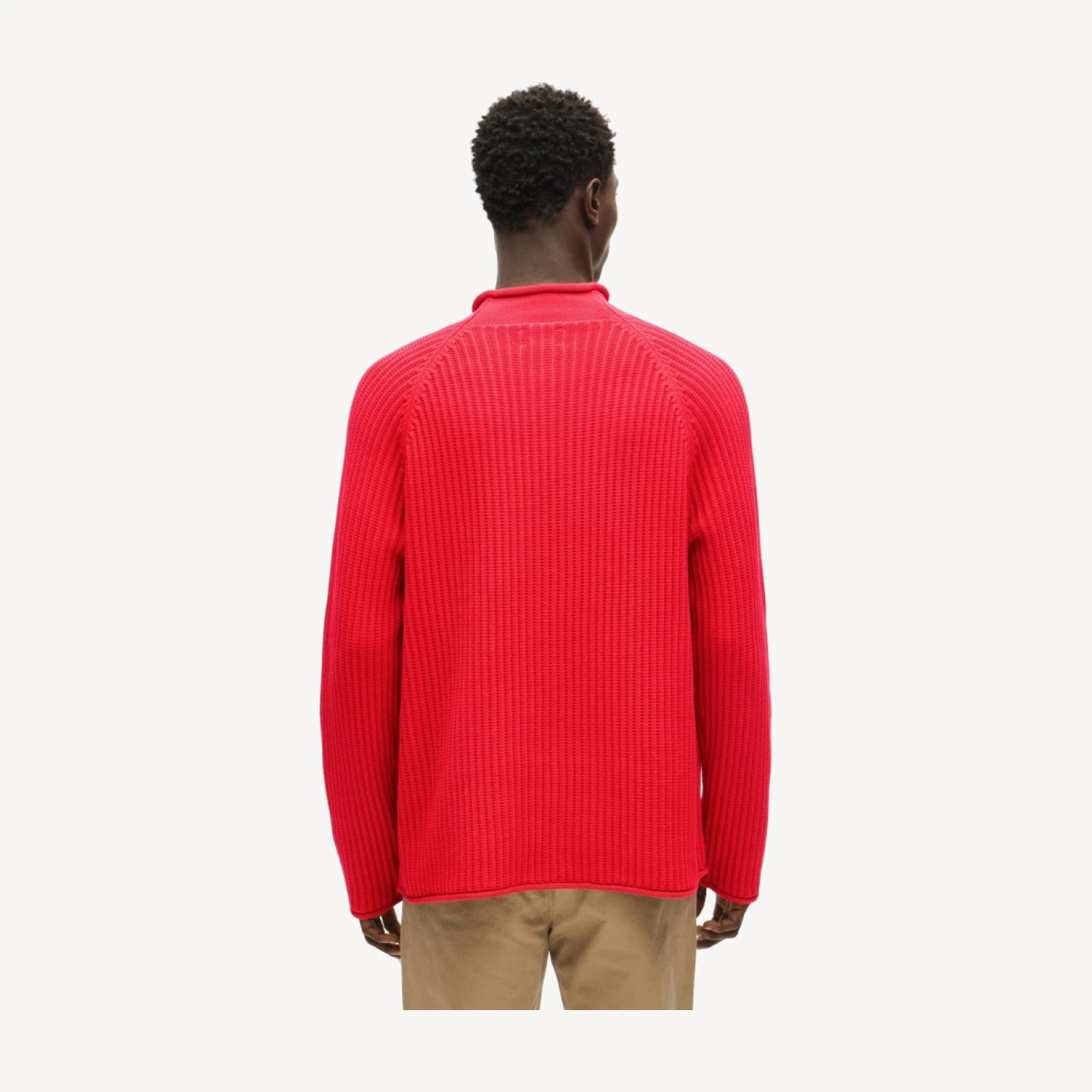 Summer Rollneck™ ribbed sweater