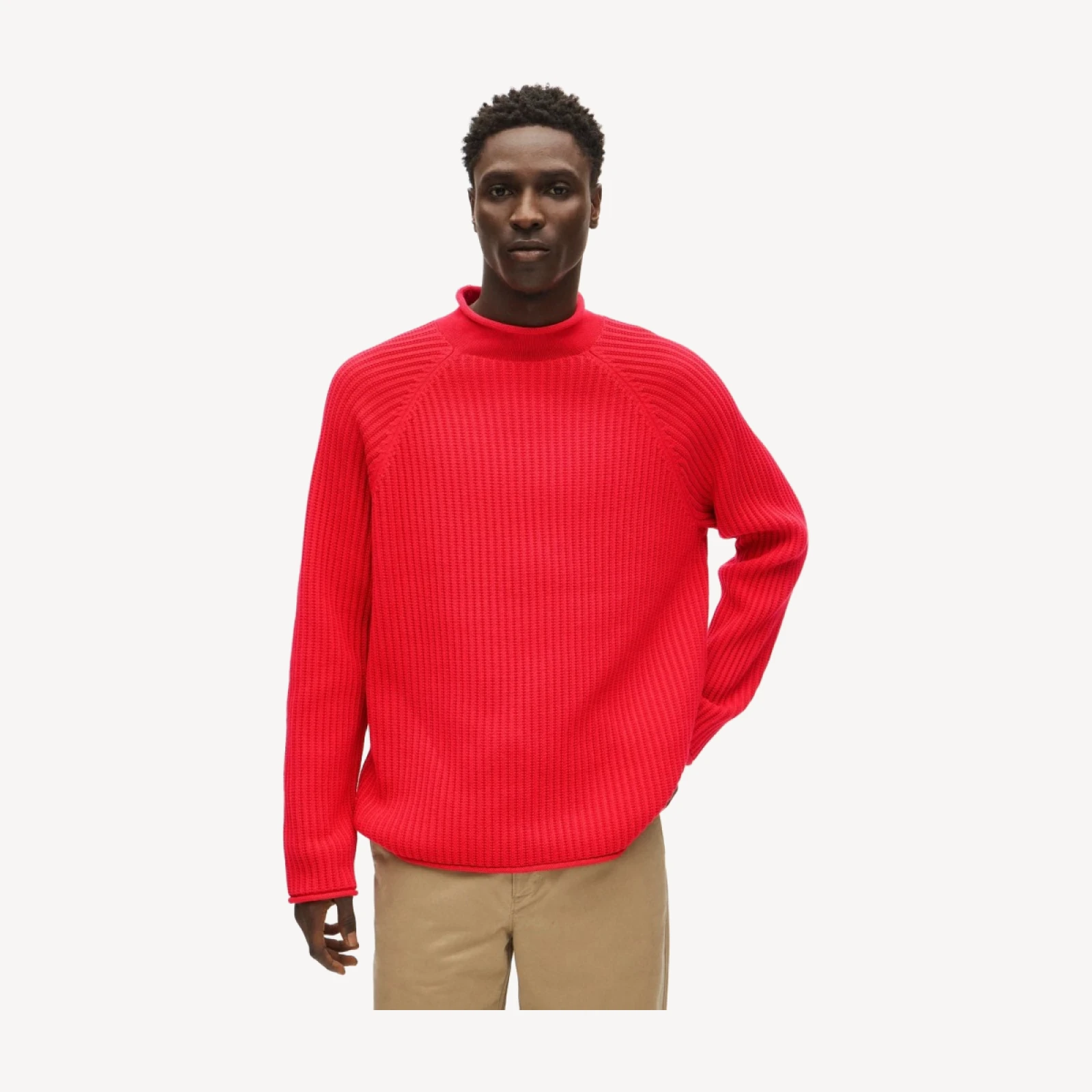 Summer Rollneck™ ribbed sweater